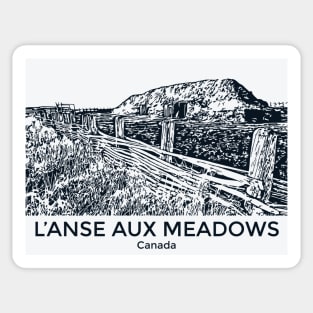 L’Anse aux Meadows - Canada Sticker
